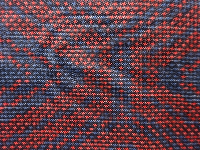 JAPANESE KIMONO / ANTIQUE KIMONO / SILK / DORO OSHIMA TSUMUGI / WOVEN ABSTRACT RHOMBUS / 5MARUKI